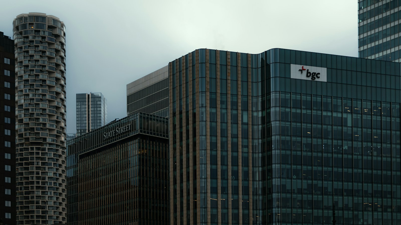 Canary Wharf skyscrapers